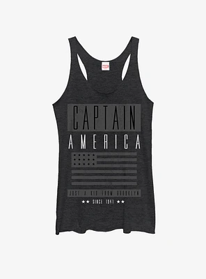 Marvel Captain America Grey Out Girls Tank