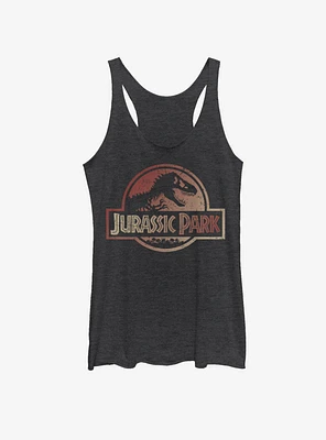 Jurassic Park Colored Logo Girls Tank