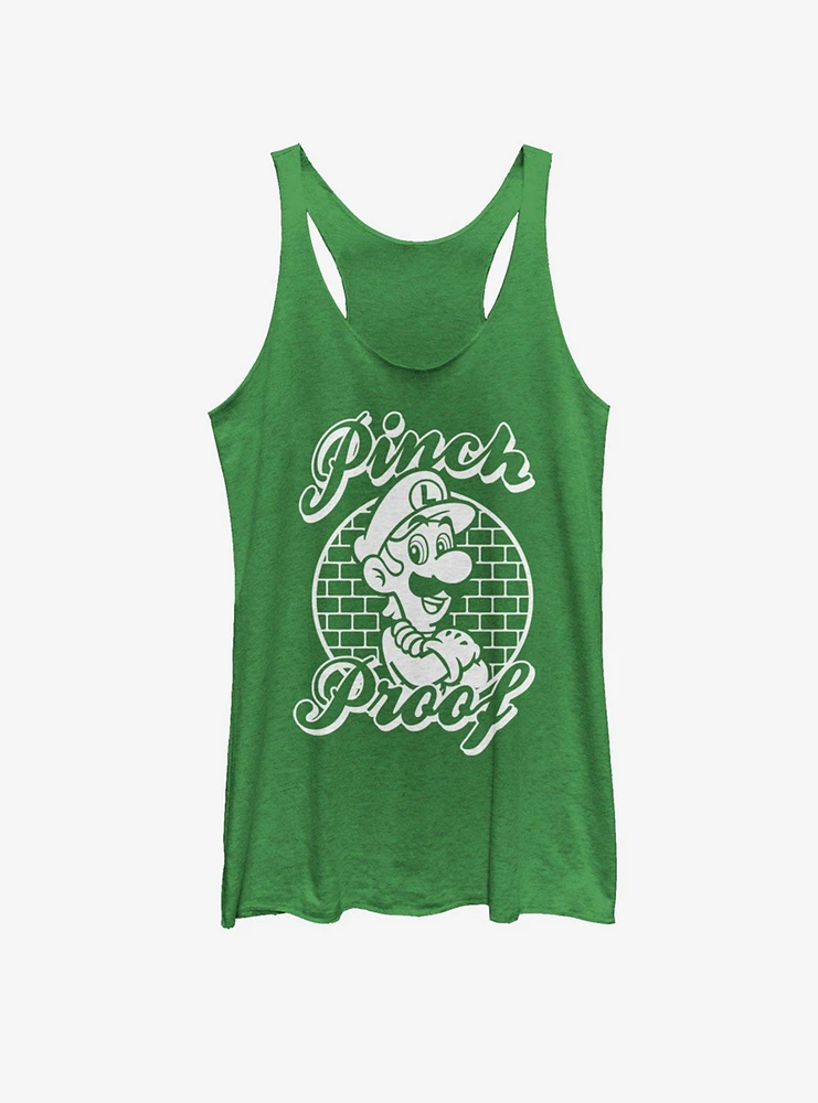 Nintendo Pinch Proof Luigi Girls Tank