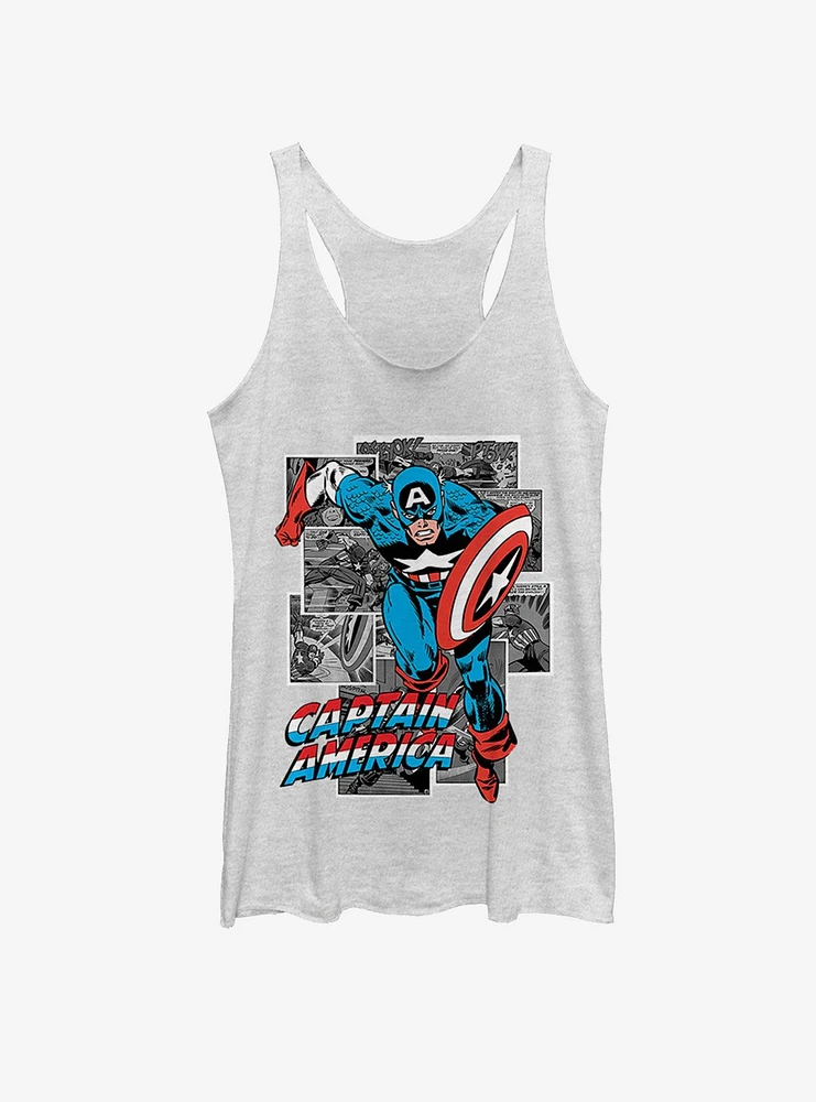 Marvel Captain America Comic Girls Tank