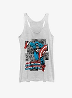 Marvel Captain America Comic Girls Tank