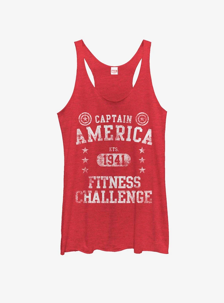 Marvel Captain America Vintage Challenge Girls Tank