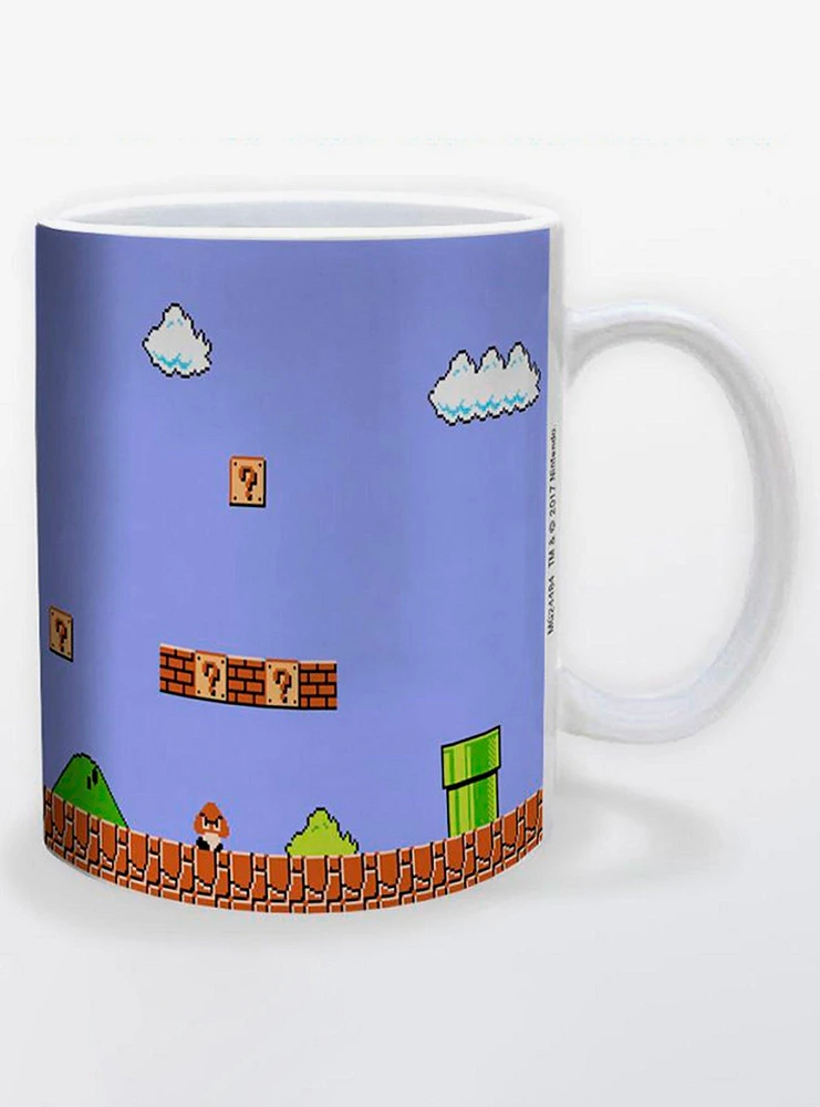 Nintendo Super Mario Bros. Retro Title Mug