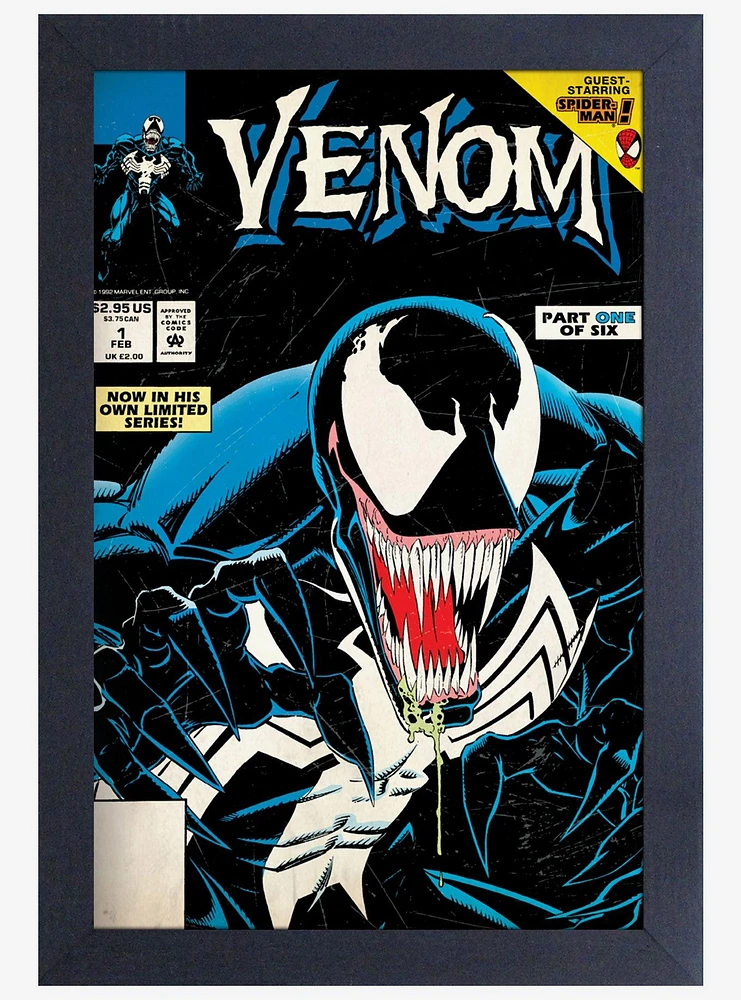 Marvel Venom Comic Cover Poster