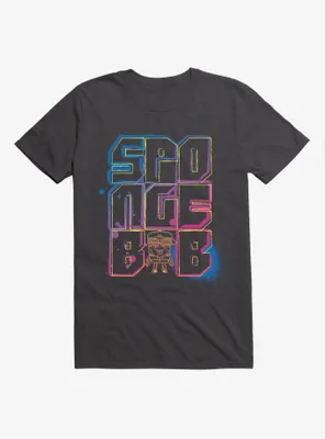 SpongeBob SquarePants Block Letters Script T-Shirt
