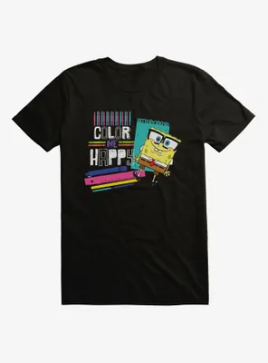 SpongeBob SquarePants Color Me Happy T-Shirt