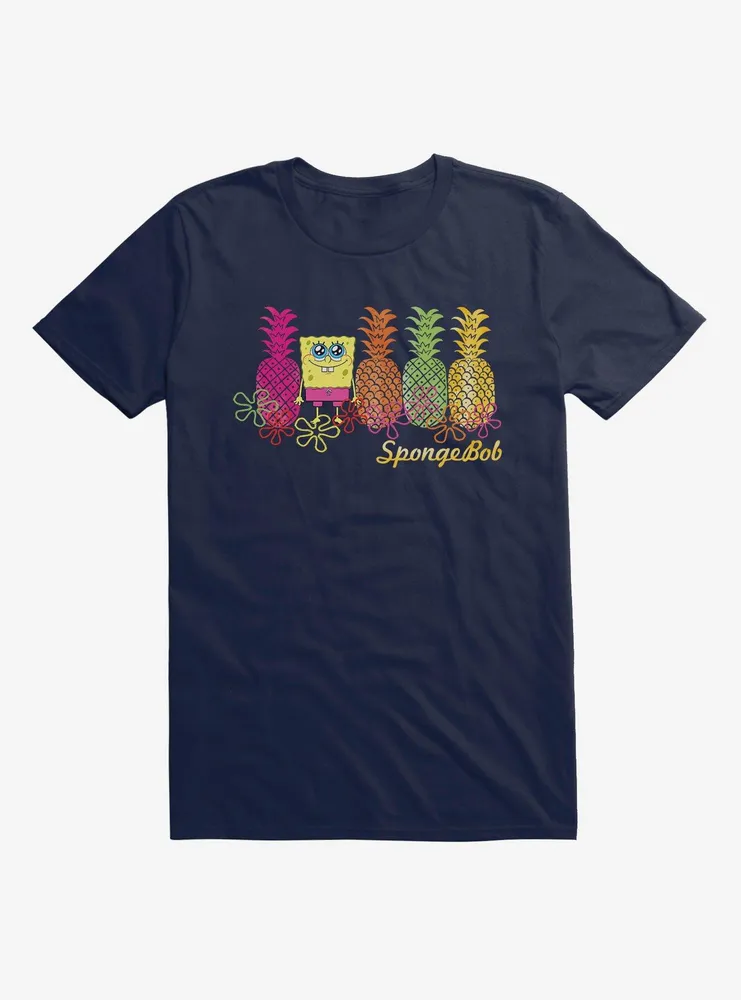 SpongeBob SquarePants Pineapple Lineup T-Shirt