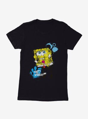 SpongeBob SquarePants Happy As A Sponge Womens T-Shirt