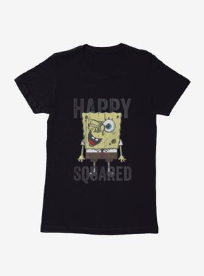 SpongeBob SquarePants Happy Squared Sponge Womens T-Shirt