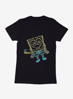 SpongeBob SquarePants I'm A Sponge Sketch Womens T-Shirt