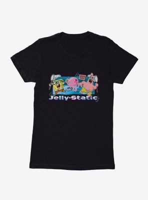 SpongeBob SquarePants Jelly-static Fun Womens T-Shirt