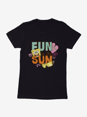 SpongeBob SquarePants Fun The Sun Script Womens T-Shirt