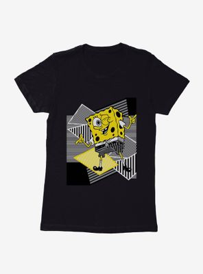 SpongeBob SquarePants Grayscale Patterns Womens T-Shirt