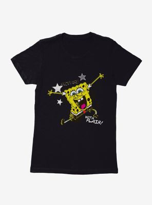 SpongeBob SquarePants Square With Flair Womens T-Shirt