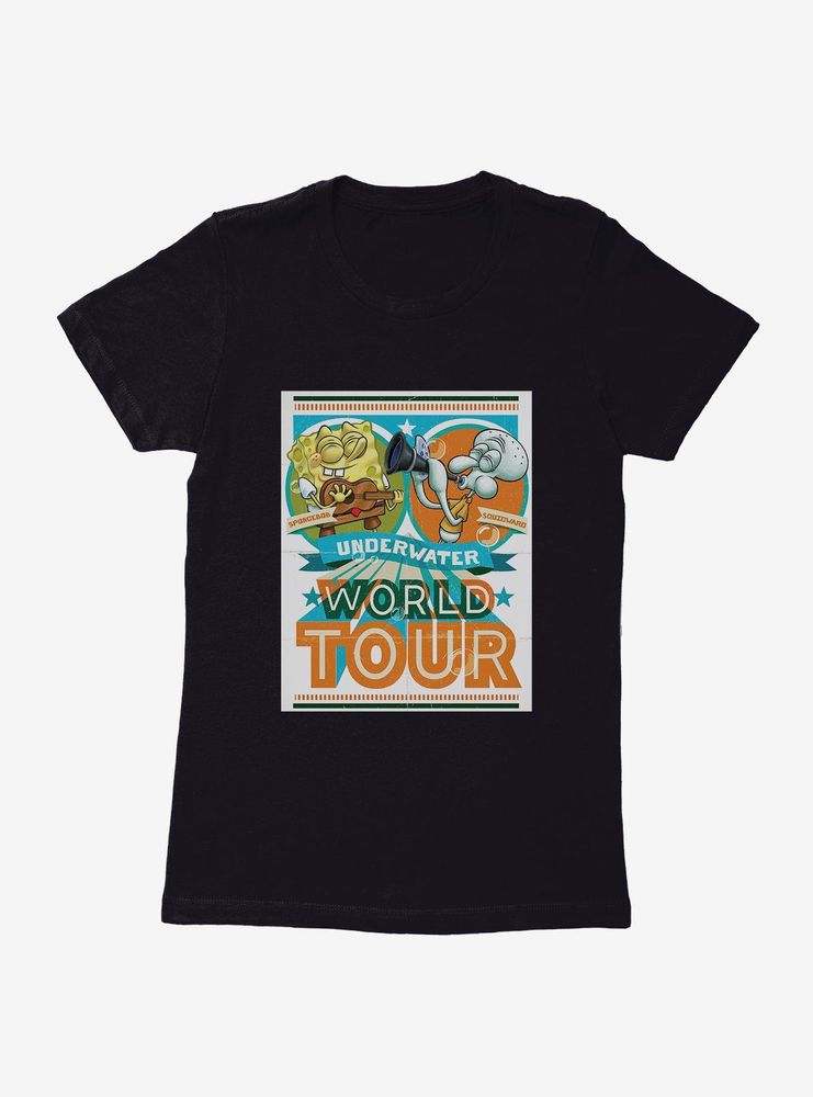 SpongeBob SquarePants Underwater World Tour Womens T-Shirt