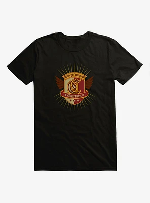 Harry Potter Gryffindor Captain Shield T-Shirt