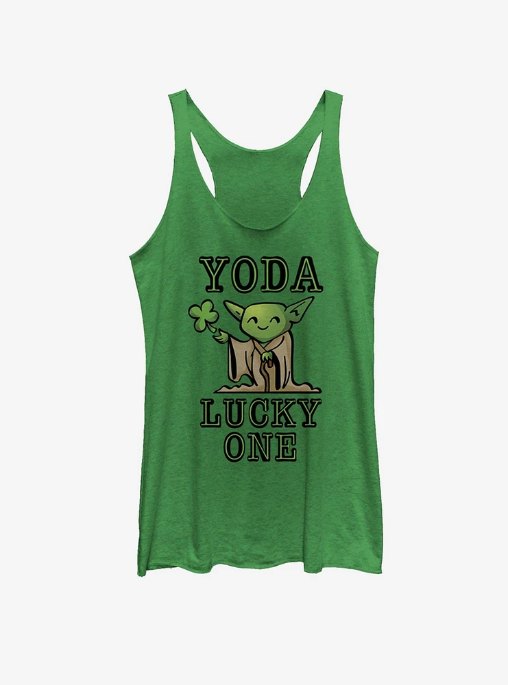 Star Wars Yoda So Lucky Girls Tank