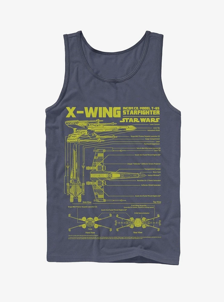 Star Wars X-Wing Schematics Tank