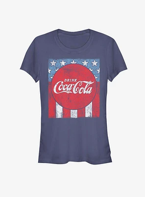 Coke Soda Flag Girls T-Shirt