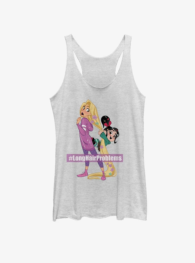 Disney Wreck-It Ralph Long Hair Rapunzel Vanellope Girls Tank