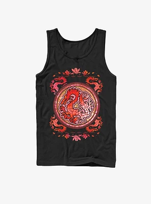 Disney Mulan Mushu Stained Glass Tank