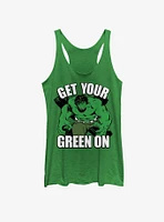 Marvel Hulk Green Girls Tank