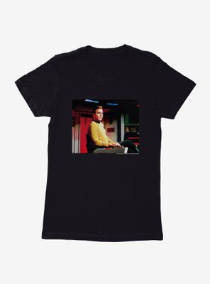 Star Trek Captains Chair Womens T-Shirt