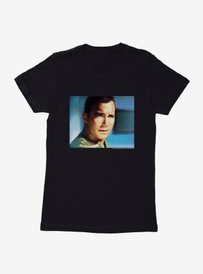 Star Trek Kirk Blue Womens T-Shirt