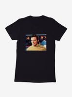 Star Trek Kirk Closeup Womens T-Shirt