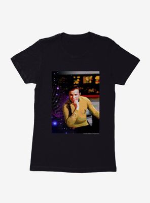 Star Trek Kirk Galaxy Womens T-Shirt