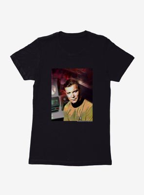 Star Trek Kirk Colorized Womens T-Shirt