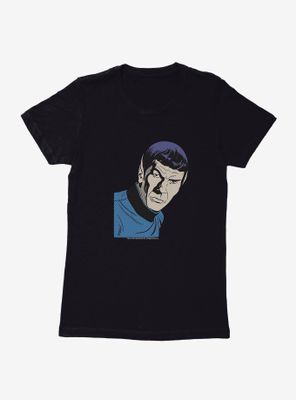 Star Trek Spock Portrait Womens T-Shirt