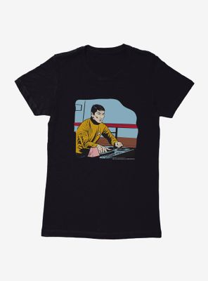 Star Trek Sulu Control Room Womens T-Shirt