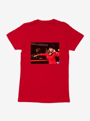 Star Trek Uhura Controls Womens T-Shirt