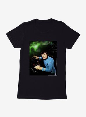 Star Trek Spock Colorized Womens T-Shirt