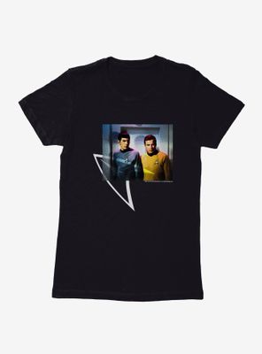 Star Trek Spock Kirk Starfleet Womens T-Shirt