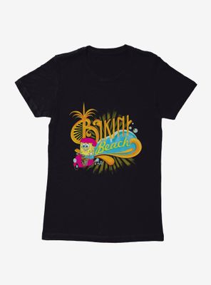 SpongeBob SquarePants Bikini Beach Ride Womens T-Shirt