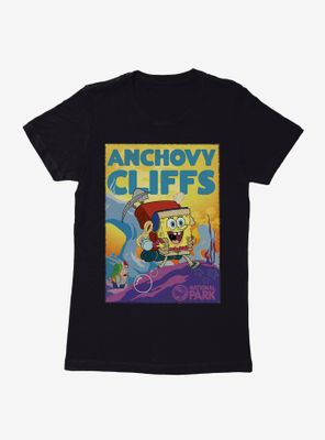 SpongeBob SquarePants Anchovy Cliffs Park Womens T-Shirt