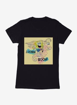 SpongeBob SquarePants Lookin' Good Seahorse Ride Womens T-Shirt