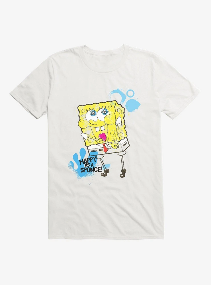 SpongeBob SquarePants Happy As A Sponge T-Shirt