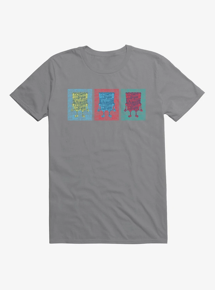 SpongeBob SquarePants Multicolor Silhouettes T-Shirt
