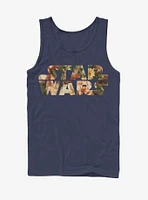 Star Wars Floral Logo Tank