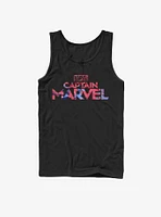 Marvel Captain Logo Tie-Dye Tank