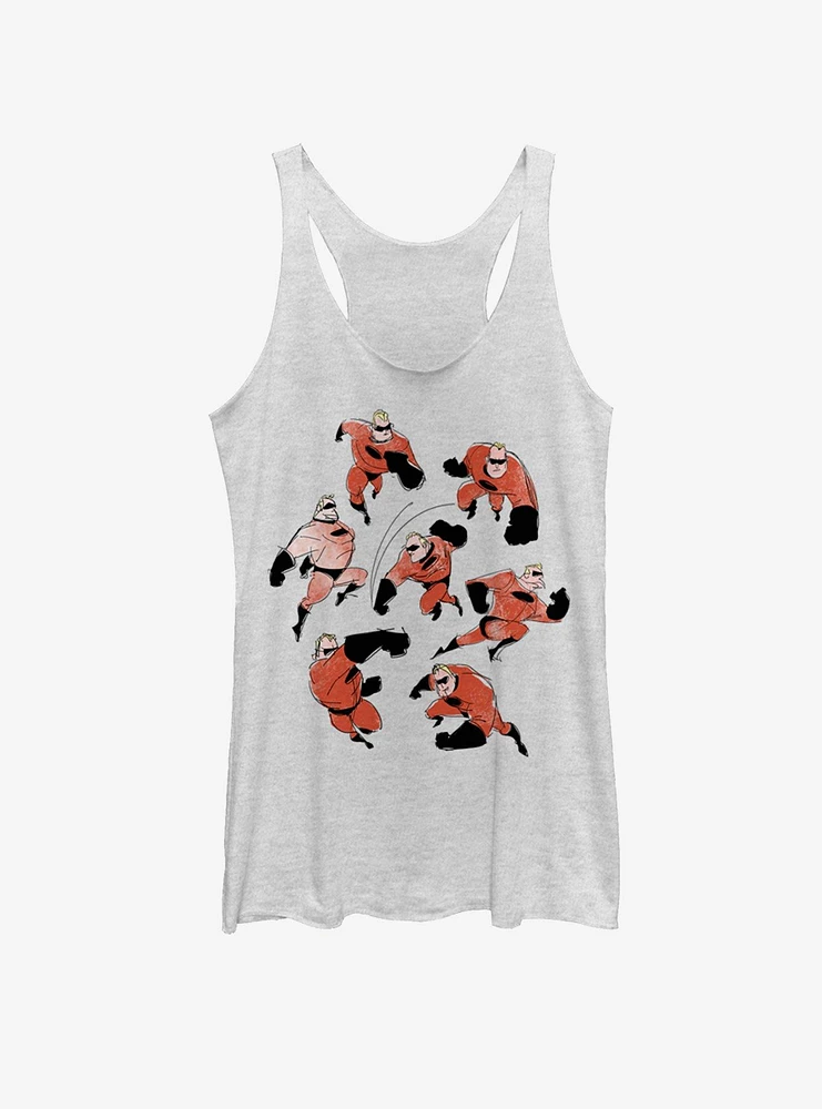 Disney Pixar The Incredibles Bob Poses Girls Tank