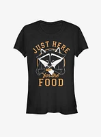 Disney Pocahontas Meeko Here For Food Girls T-Shirt