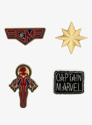 Marvel Captain Marvel Enamel Pin Set