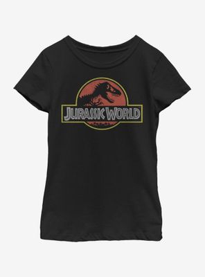 Jurassic World Classic Logo Youth Girls T-Shirt