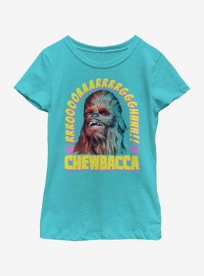 Star Wars Chewie Roargh Youth Girls T-Shirt