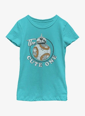 Star Wars The Last Jedi I Am Cute One Youth Girls T-Shirt