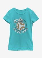 Star Wars The Last Jedi I Am Cute One Youth Girls T-Shirt